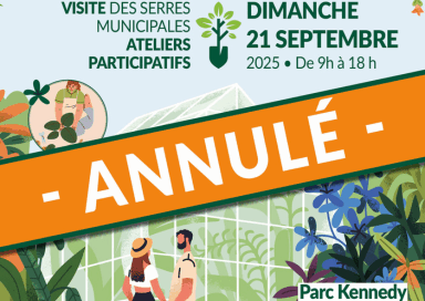 Annulation portes ouvertes des serres municipales - Agrandir l'image, fenêtre modale