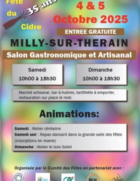 35e Fête du Cidre à Milly-sur-Thérain - Agrandir l'image, fenêtre modale