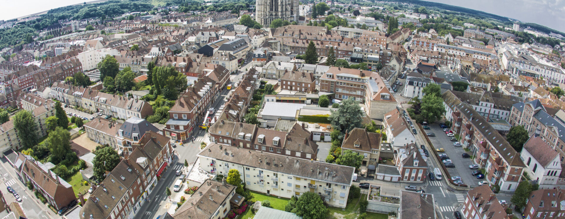 Vue aérienne Rues Beauvaisis