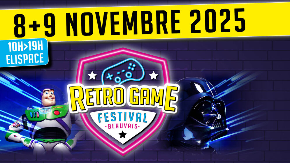 Retro Game festival les 8 et 9 novembre 2025 à Beauvais