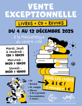 Vente livres / CD / revues - Médiathèque