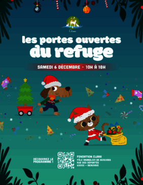 Affiche porte ouverte de la Fondation Clara 2025