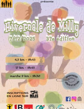 Course Hivernale de Milly le dimanche 7 décembre 2025 à Mily-sur-Thérain