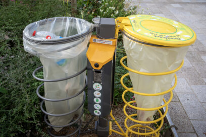 Sites de la Ville de Beauvais équipés en corbeilles bi-flux. - Agrandir l'image, fenêtre modale