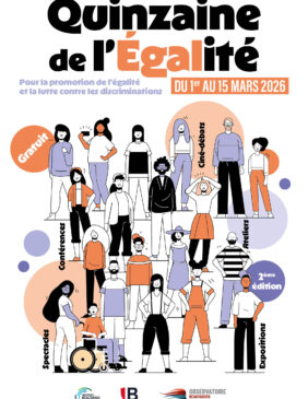 Quinzaine de l'égalité à Beauvais : Du 1er au 15 mars, la Ville de Beauvais et ses partenaires proposent deux semaines de sensibilisation et de mobilisation autour de la lutte contre les discriminations, rythmées par des événements gratuits et ouverts à tous.