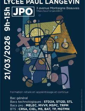 Le Lycée Paul Langevin de Beauvais organise une journée portes ouvertes le samedi 21 mars 2026.
